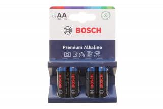 Батарейки Bosch Premium Alkaline AA (LR6) 1.5V LR6PA4B/00 (к-кт 4шт)