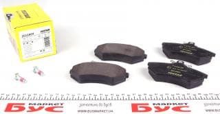 Колодки гальмівні (передні) Audi A4 95-01/VW Golf III/IV -02/Caddy II -04/Vento -98 (Lucas) Q+