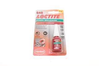 Фіксатор різьби анаеробний LOCTITE 648 (зелений) 5 мл (високої фіксації) (проміжок 0,15 мм)