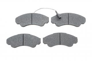 Колодки гальмівні (передні) Citroen Jumper 99-06/Fiat Ducato 00-/Peugeot Boxer 97-09 (+датчик)