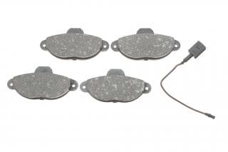 Колодки гальмівні (передні) Fiat 500 07-/Ford Ka 08- (+датчики L=195mm)