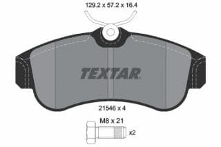 Колодки гальмівні (передні) Nissan Primera 90-02/Almera 00- (Lucas)