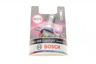Автолампа H11 12V 55W PGJ19-2 Plus 150 Gigalight