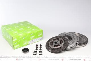Демпфер + комплект зчеплення VW Caddy III 2.0TDI 10-15/T5/T6 1.9TDI/2.0TDI 03- (+ вижимой) d=228mm