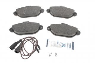 Колодки гальмівні (передні) Fiat Punto 93-00/99-10 (+датчики)