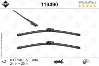 Щітки склоочисника (600/500 мм) BMW X2 (F39) 17-