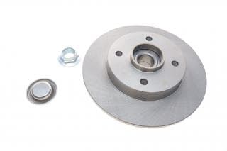 Диск гальмівний (задній) Citroen C4/Peugeot 207/307 05- (249х9) (+ABS) (з підшипником) (d=30)