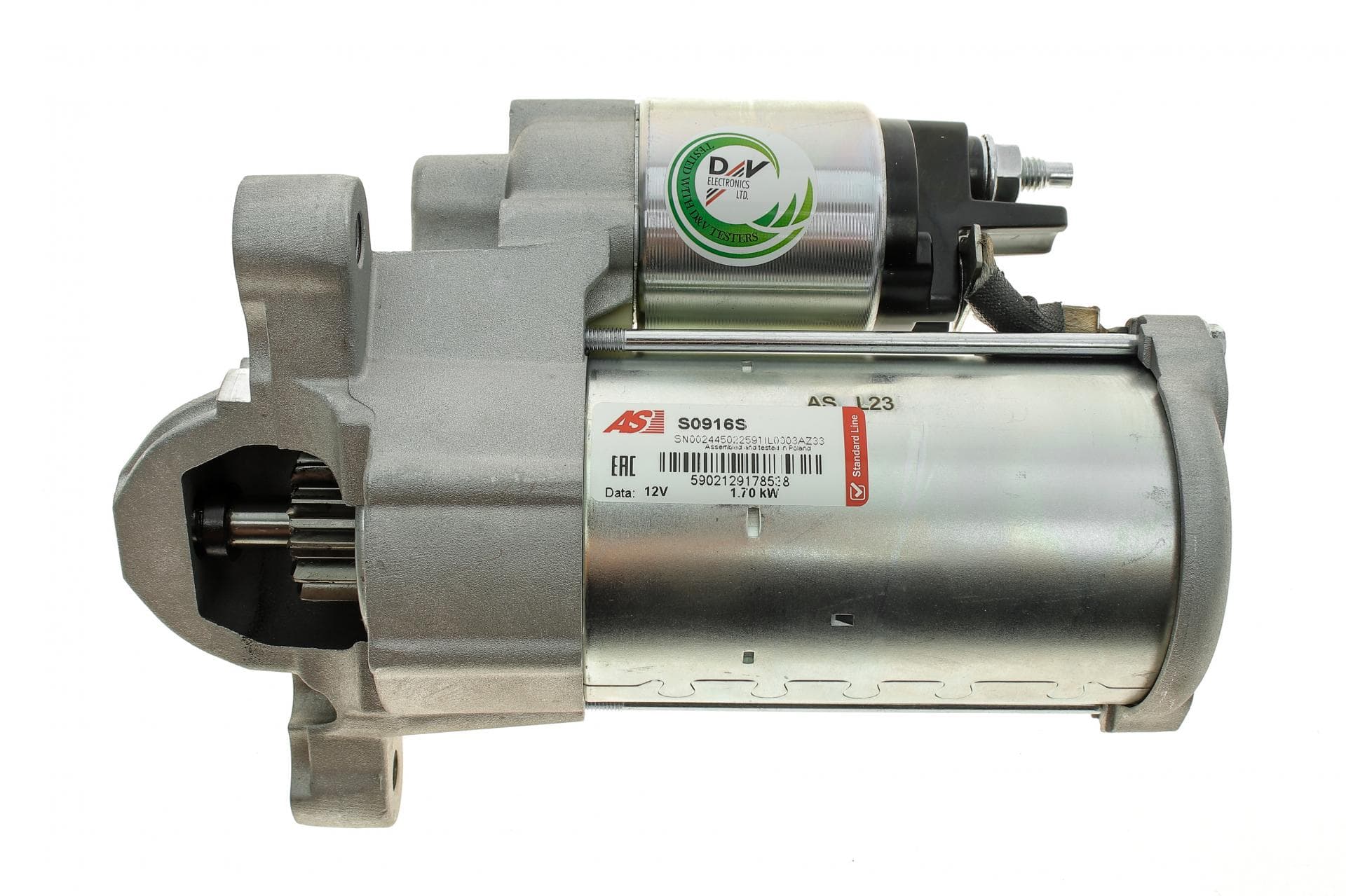 Стартер Citroen Jumper 15-19/Peugeot 2.0 BlueHDI 15- (12V/1.7kw) (z=12)