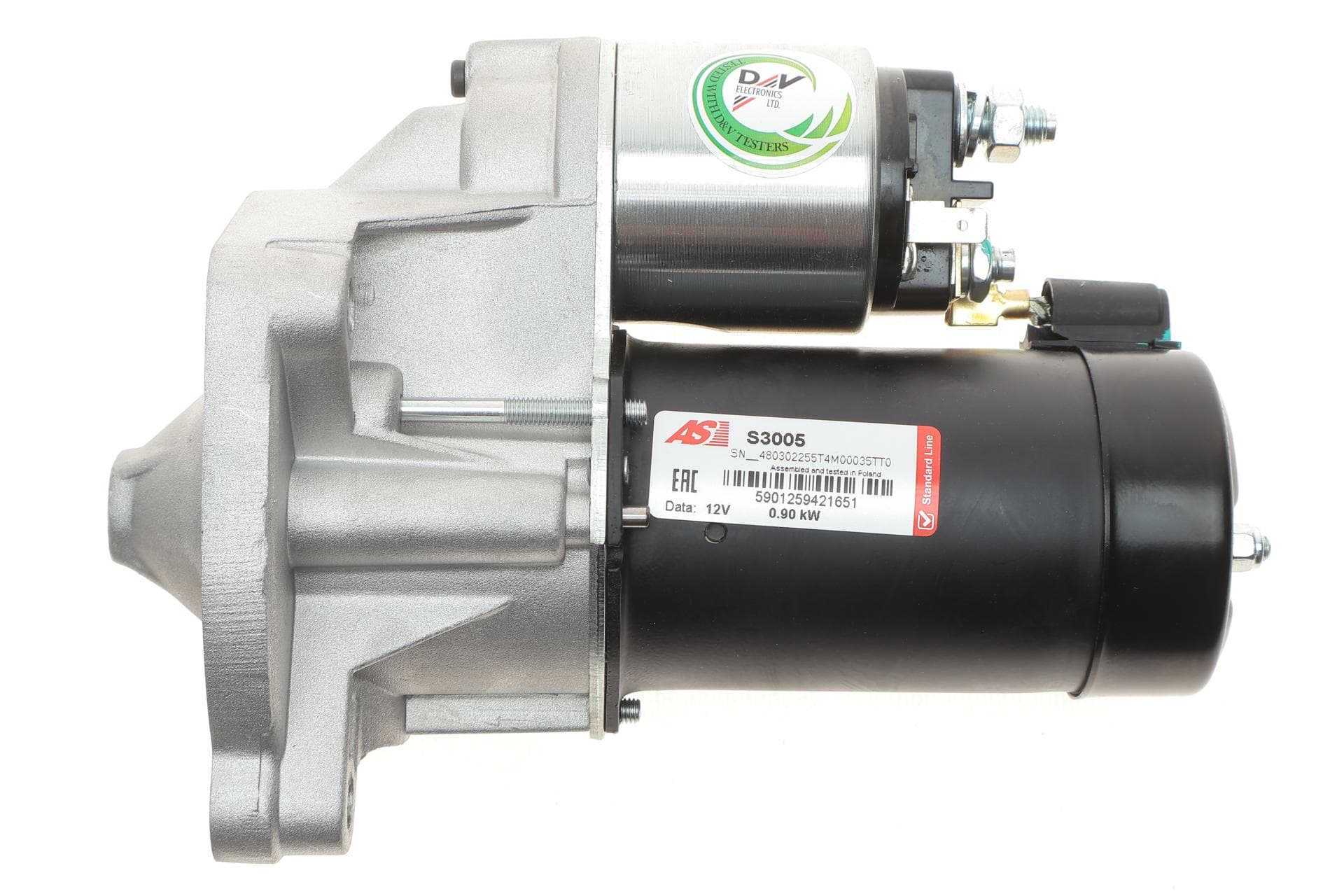 Стартер Citroen Berlingo/Fiat Fiorino/Peugeot Partner 1.4-1.6 96- (12V/0.9kw) (z=9)
