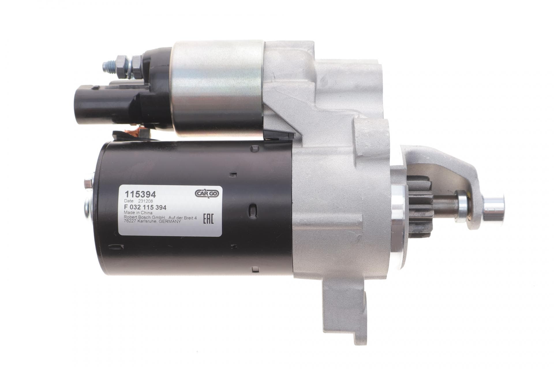 Стартер Audi A4/A5/A6 1.8/2.0TFSI 07-18 (12V/1.1kw) (z=10) = 115394