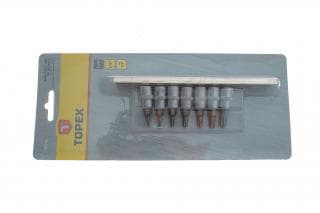 Набір головок 1/4" зі вставками Torx 7 од.